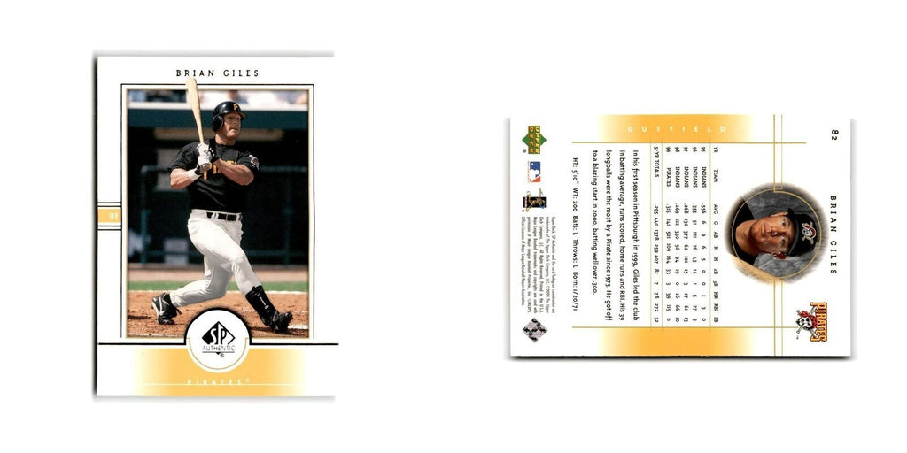 2000 SP Authentic Brian Giles Pirates #82