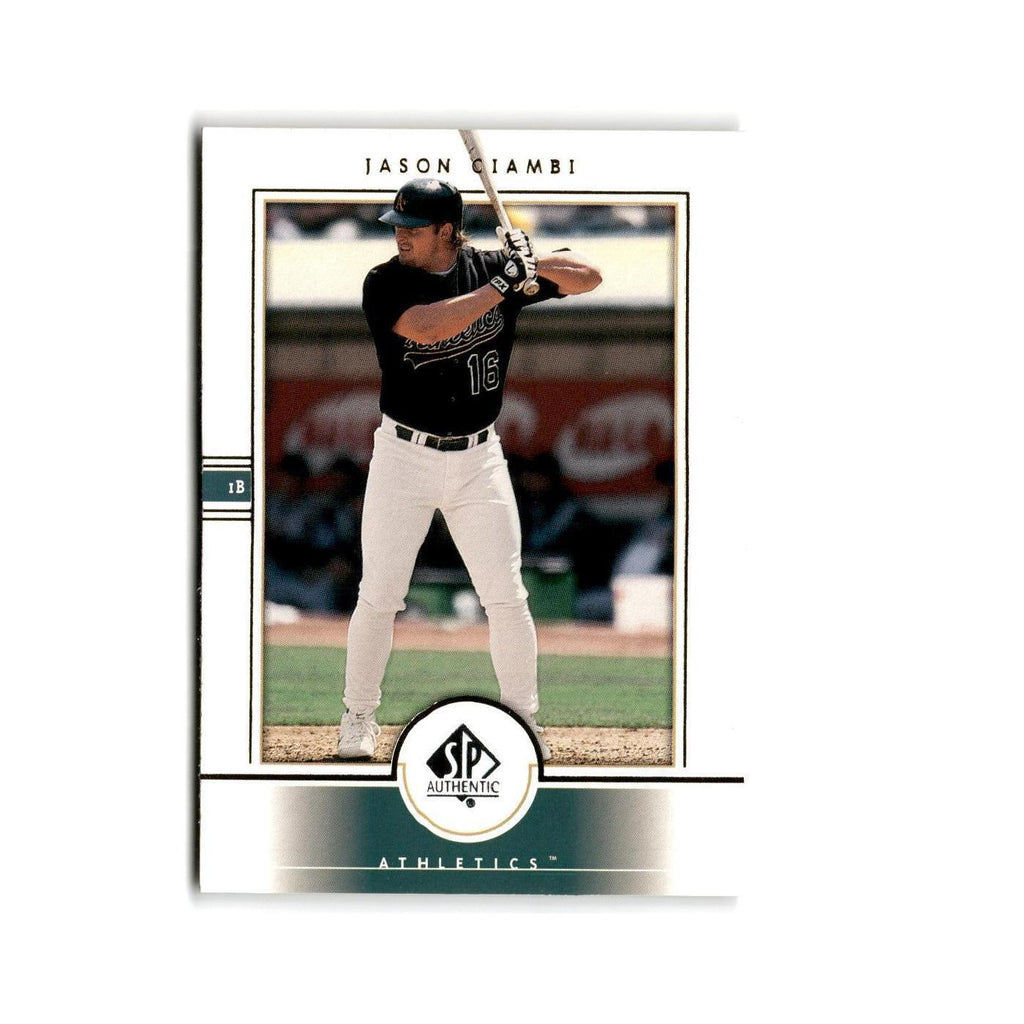 2000 SP Authentic Jason Giambi Athletics #3