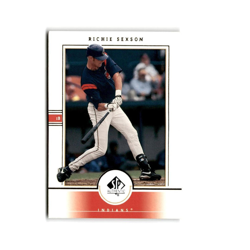 2000 SP Authentic Richie Sexson Indians #15