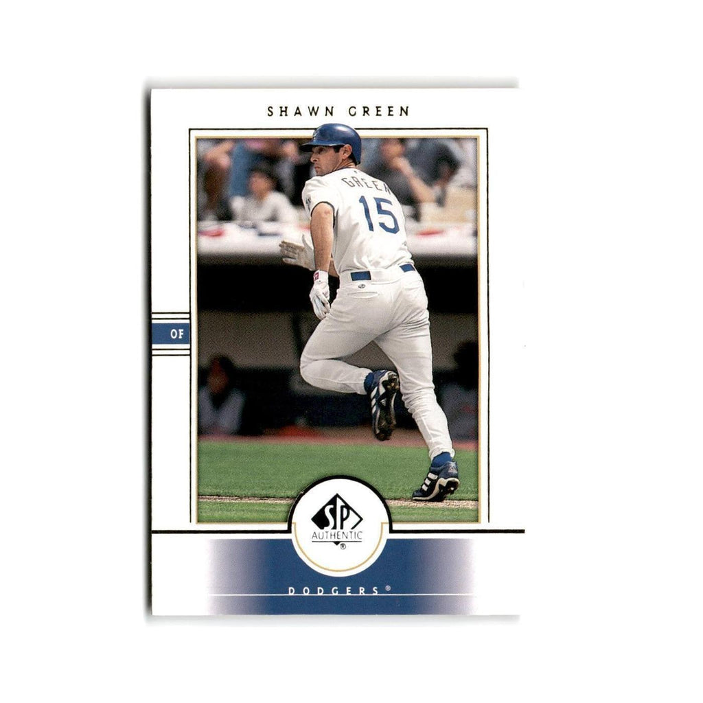 2000 SP Authentic Shawn Green Dodgers #62