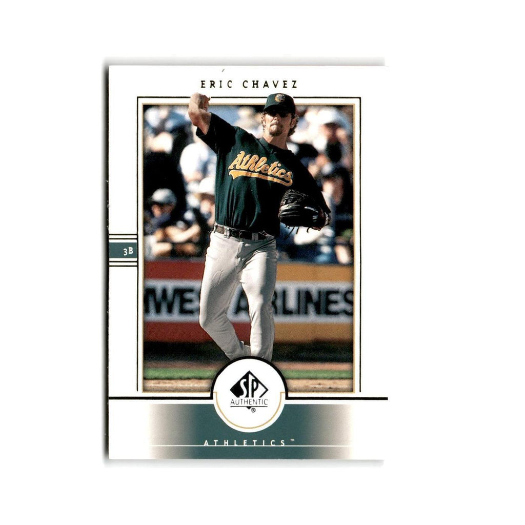 2000 SP Authentic Eric Chavez Athletics #5