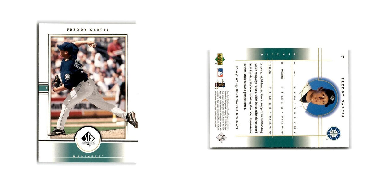 2000 SP Authentic Freddy Garcia Mariners #17