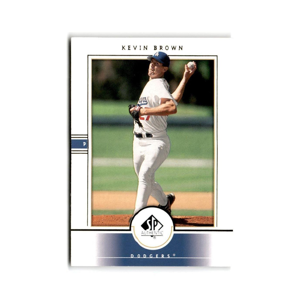 2000 SP Authentic Kevin Brown Dodgers #61
