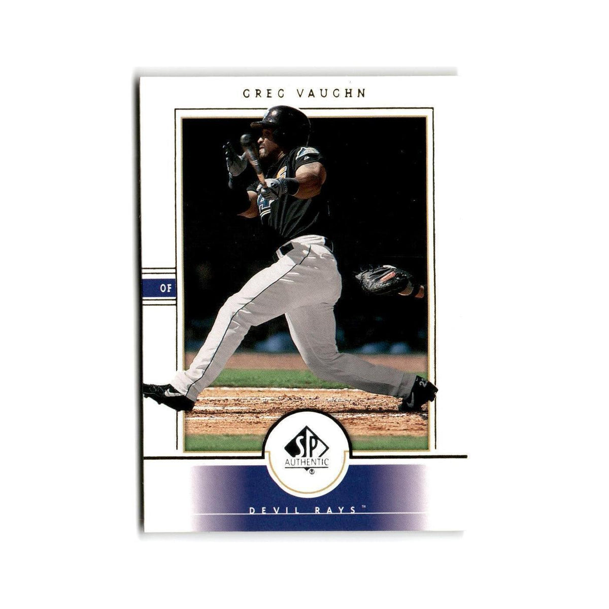 2000 SP Authentic Greg Vaughn Rays #11