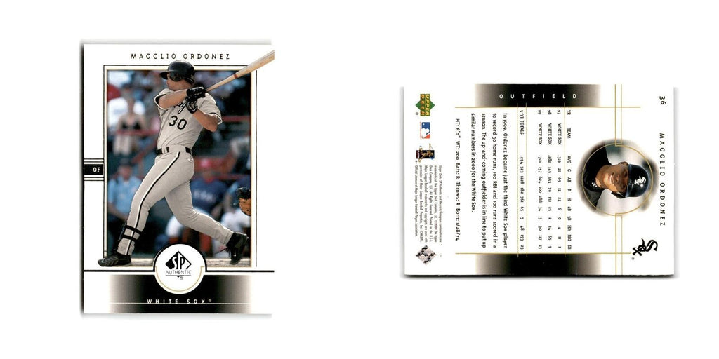 2000 SP Authentic Magglio Ordonez White Sox #36