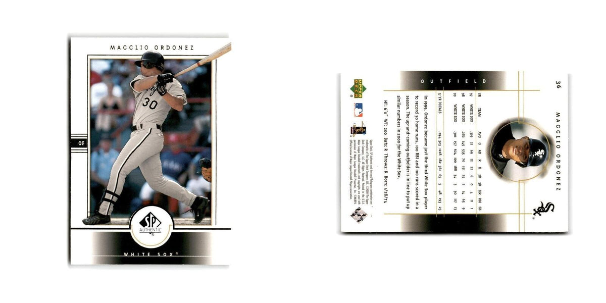 2000 SP Authentic Magglio Ordonez White Sox #36