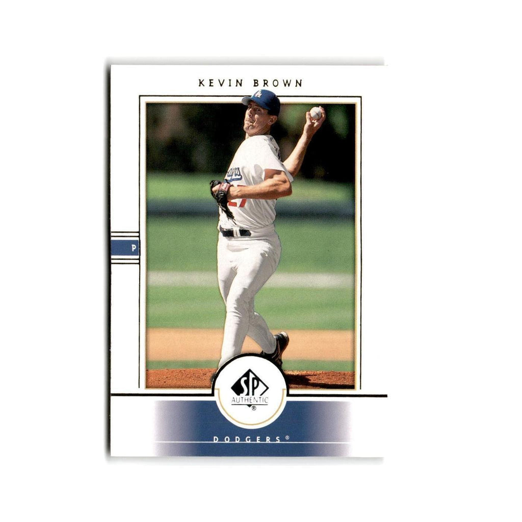 2000 SP Authentic Kevin Brown Dodgers #61
