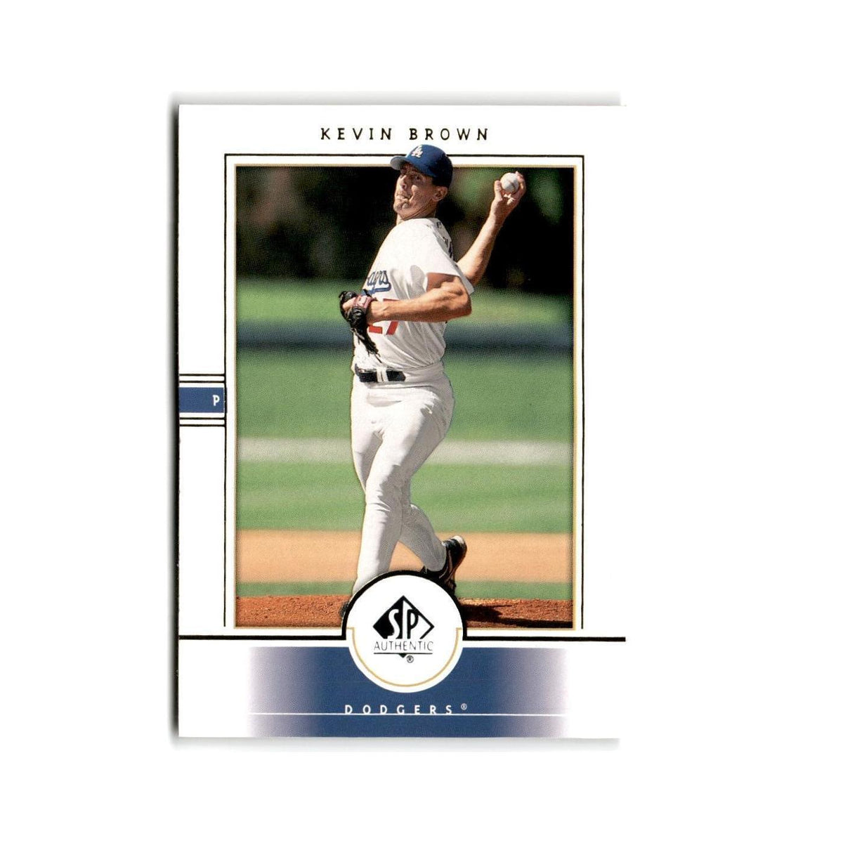 2000 SP Authentic Kevin Brown Dodgers #61
