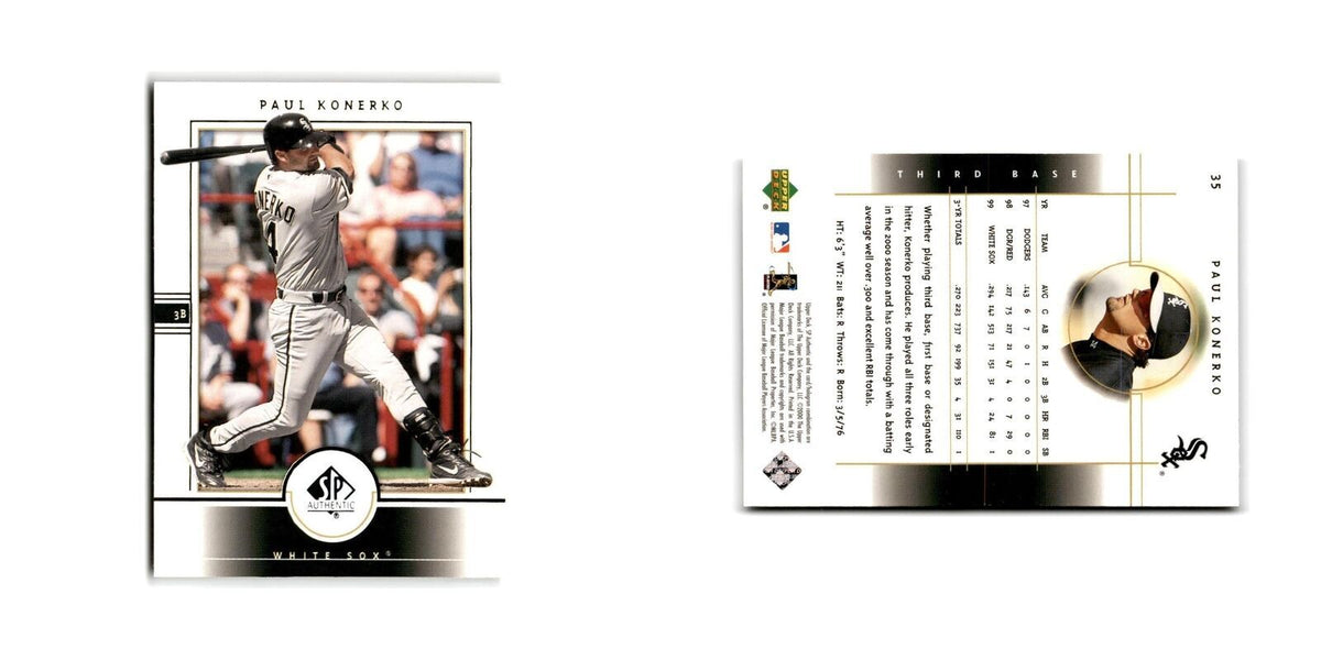 2000 SP Authentic Paul Konerko White Sox #35