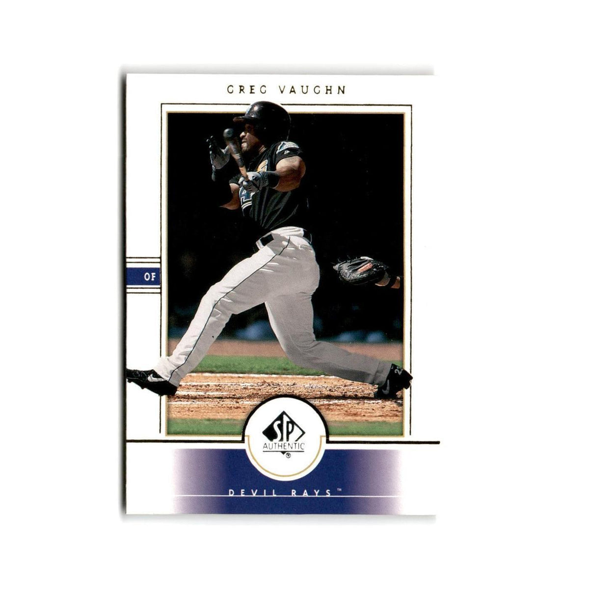 2000 SP Authentic Greg Vaughn Rays #11