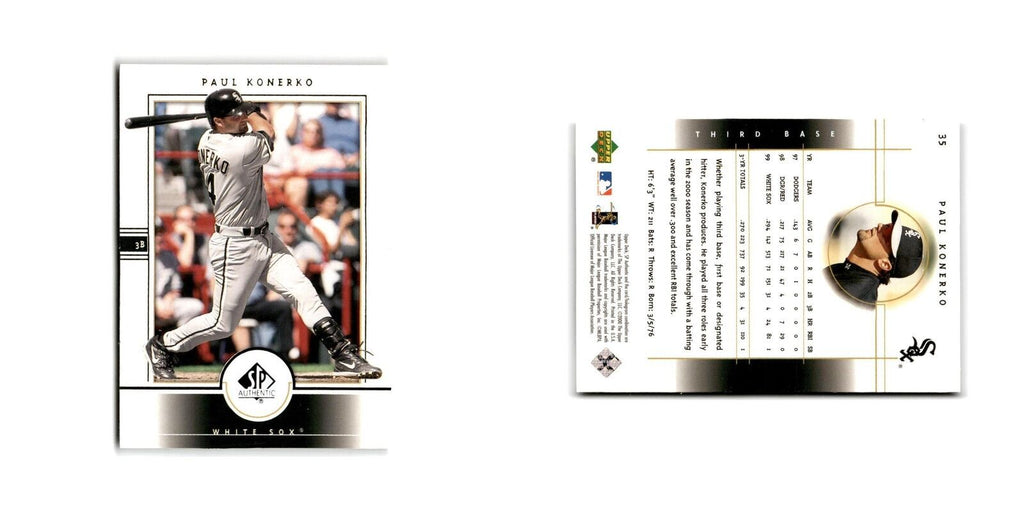 2000 SP Authentic Paul Konerko White Sox #35