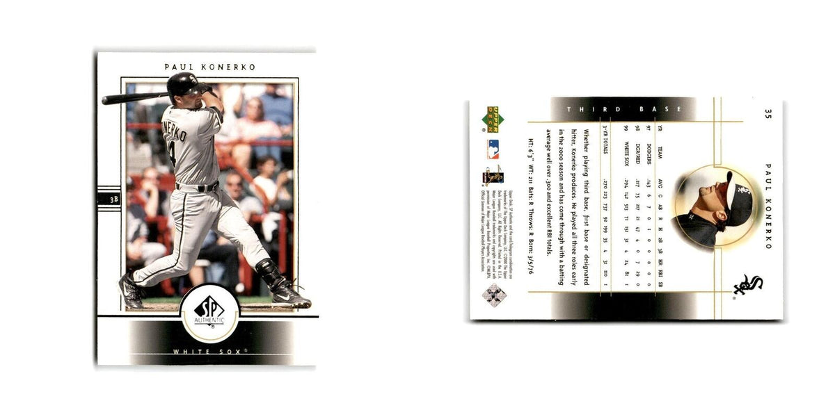 2000 SP Authentic Paul Konerko White Sox #35