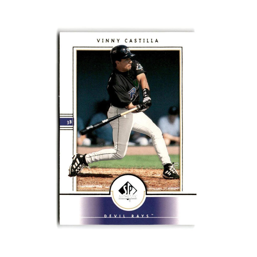 2000 SP Authentic Vinny Castilla Rays #10