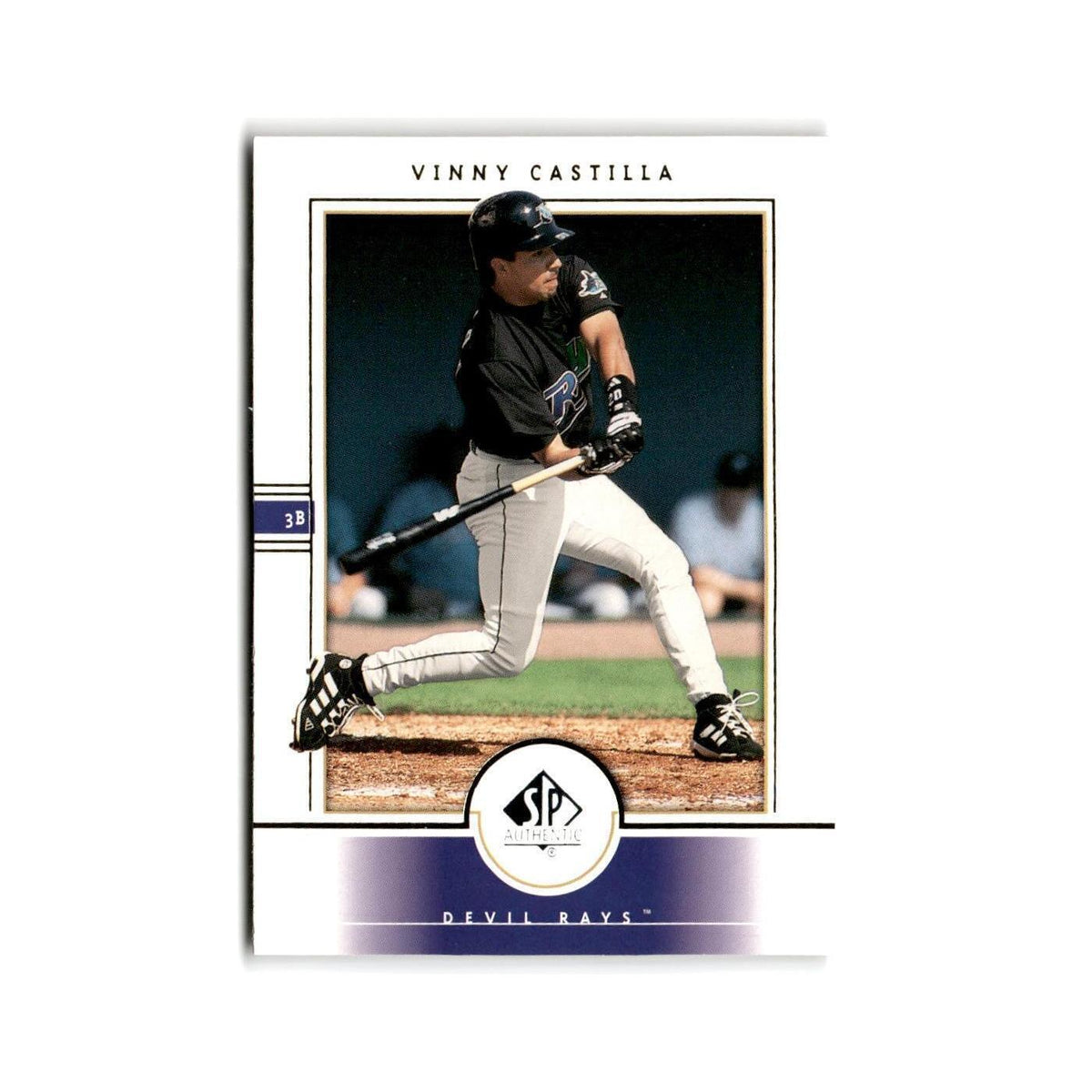2000 SP Authentic Vinny Castilla Rays #10