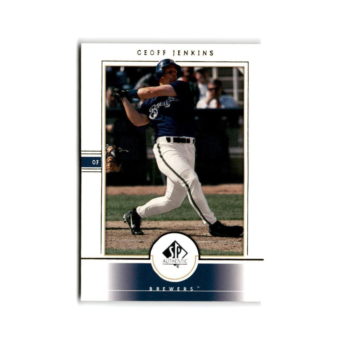 2000 SP Authentic Geoff Jenkins Brewers #50