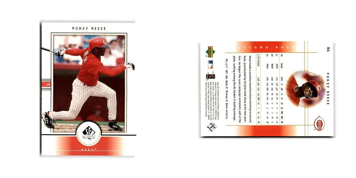 2000 SP Authentic Pokey Reese Reds #86