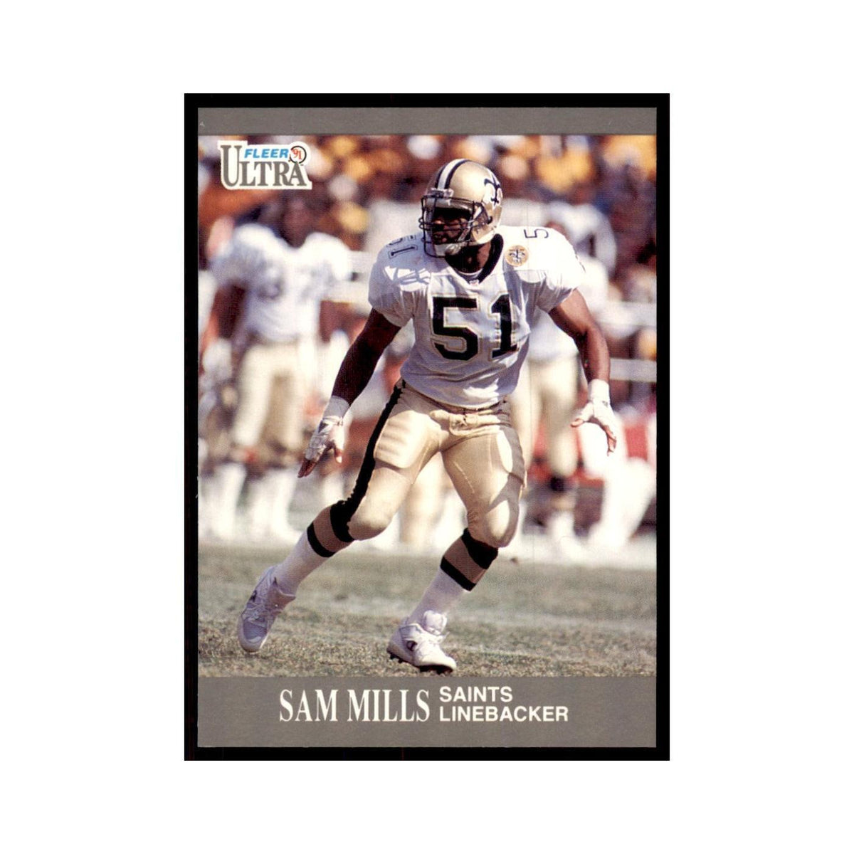 1991 Fleer Update Sam Mills Football Cards #U-61
