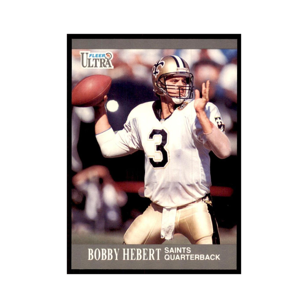 1991 Fleer Update Bobby Hebert Football Cards #U-59