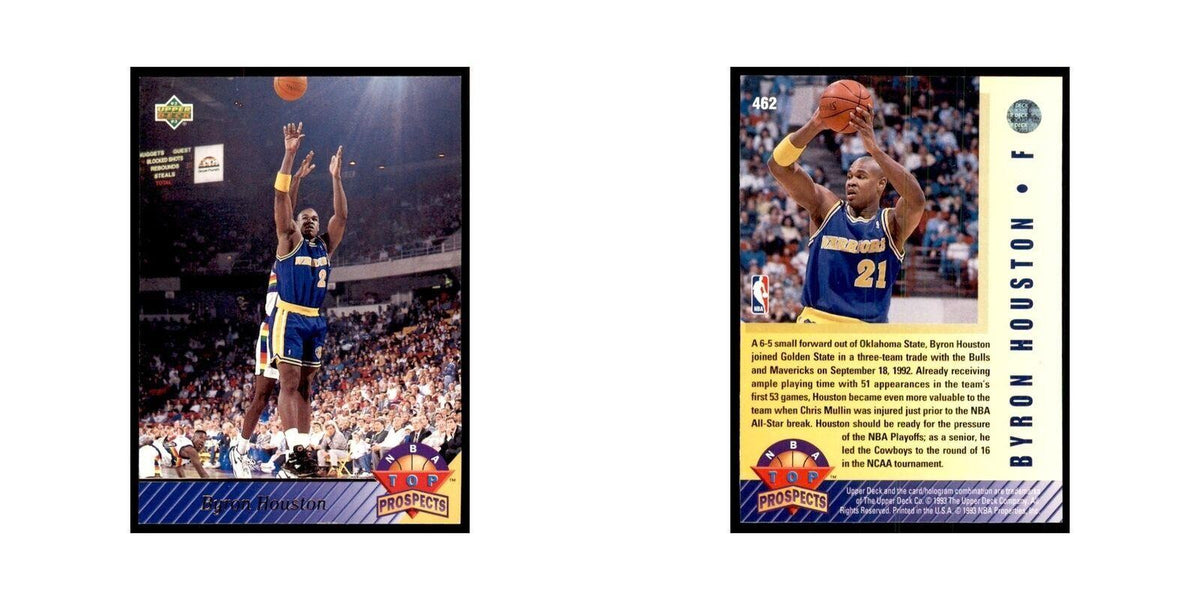 1992 Upper Deck Byron Houston Basketball Cards #462