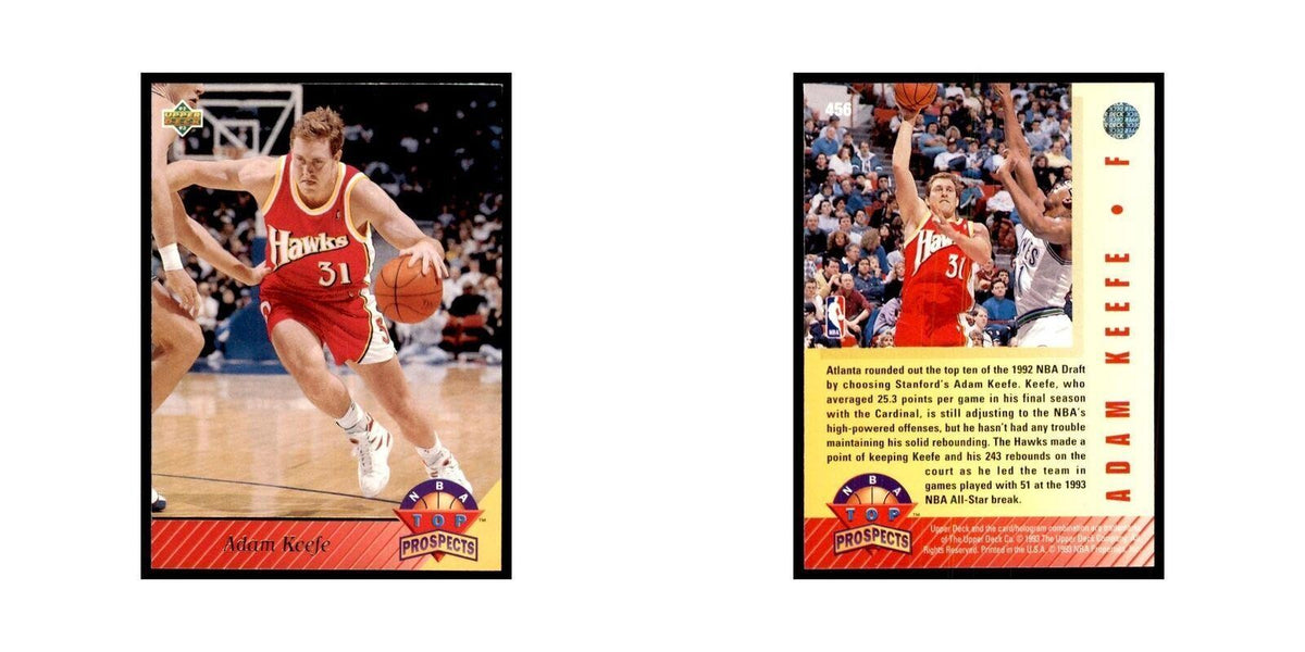 1992 Upper Deck Adam Keefe Basketball Cards #456