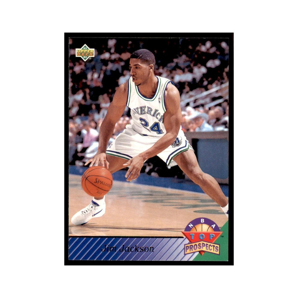 1992 Upper Deck Jim Jackson Basketball Cards #458