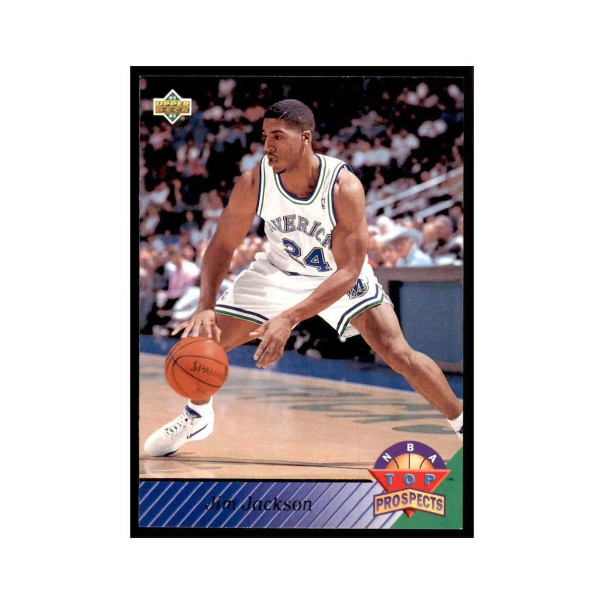 1992 Upper Deck Jim Jackson Basketball Cards #458