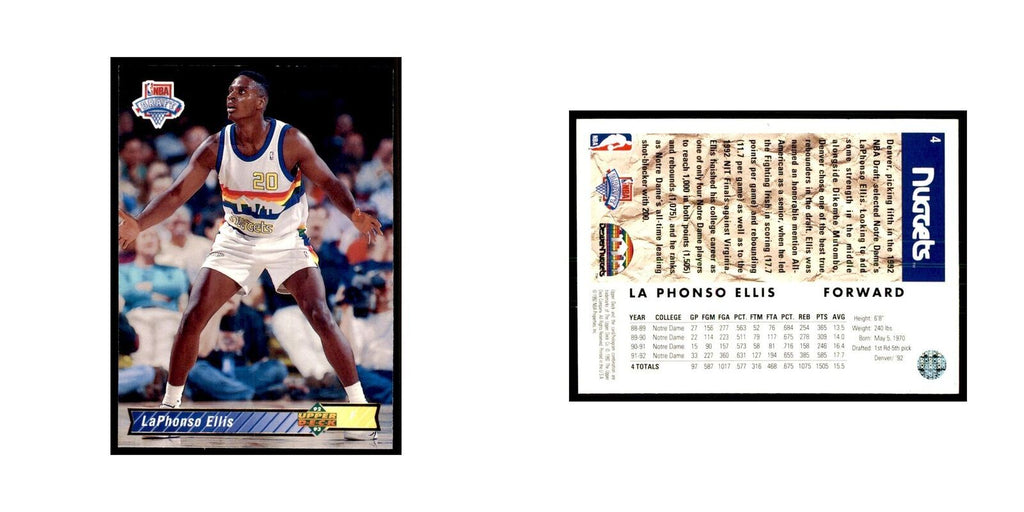 1992 Upper Deck LaPhonso Ellis Basketball Cards #4