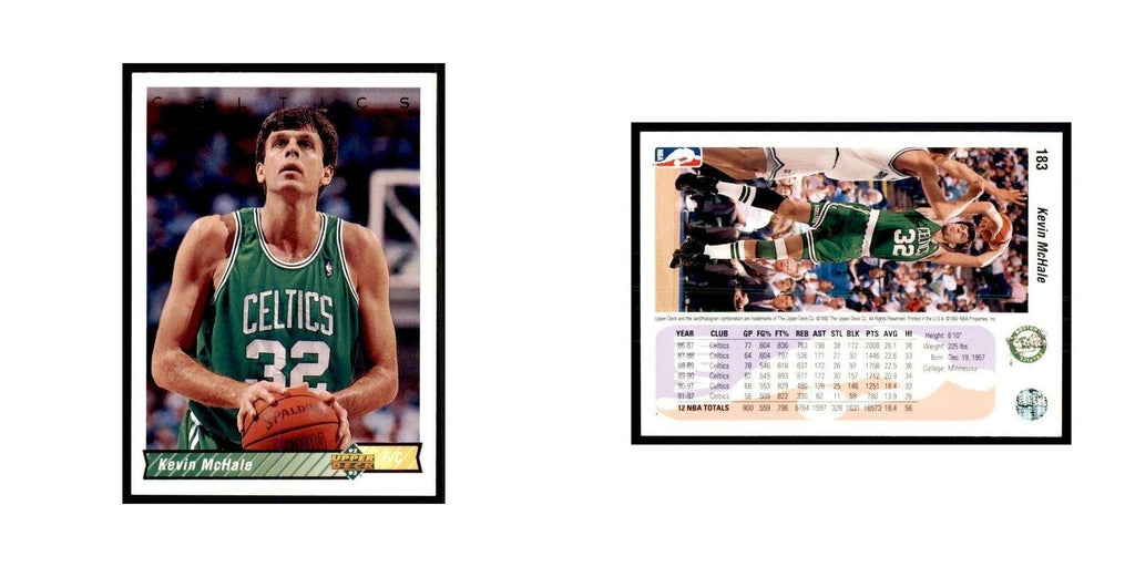 1992 Upper Deck Kevin McHale Basketball Cards #183