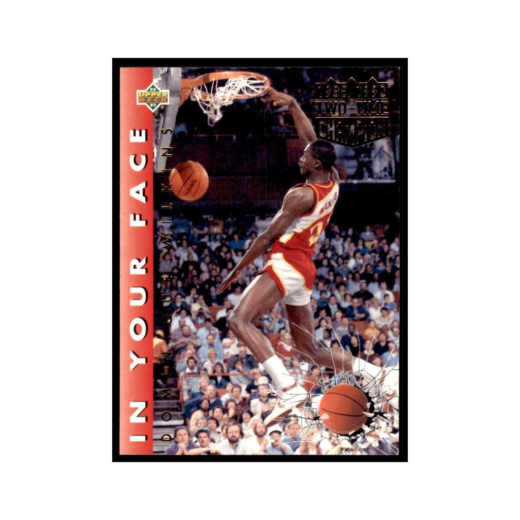 1992 Upper Deck Dominique Wilkins Basketball Cards #454