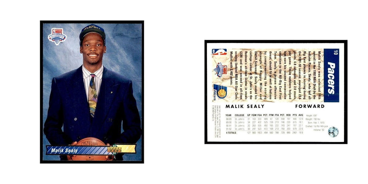 1992 Upper Deck Malik Sealy Basketball Cards #10