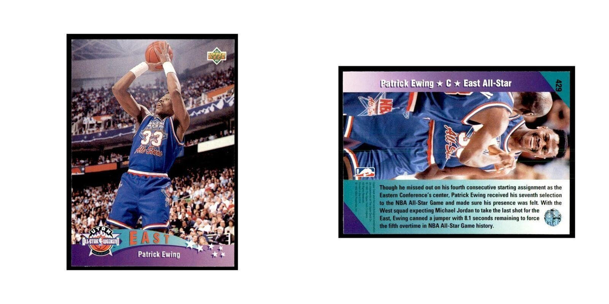 1992 Upper Deck Patrick Ewing Basketball Cards #429