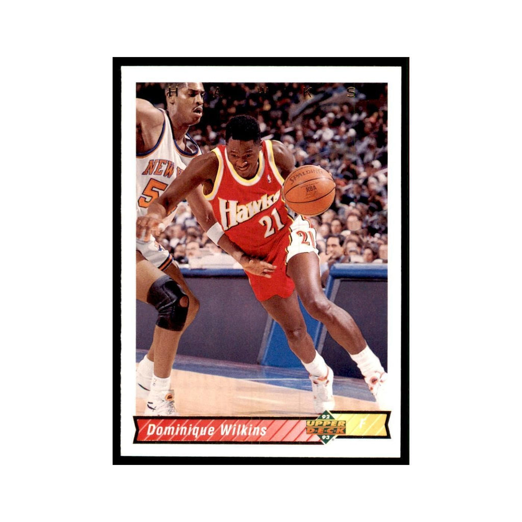 1992 Upper Deck Dominique Wilkins Basketball Cards #400