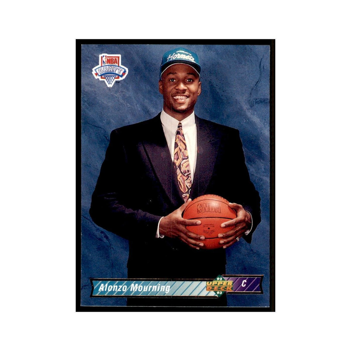 1992 Upper Deck Alonzo Mourning Basketball Cards #2