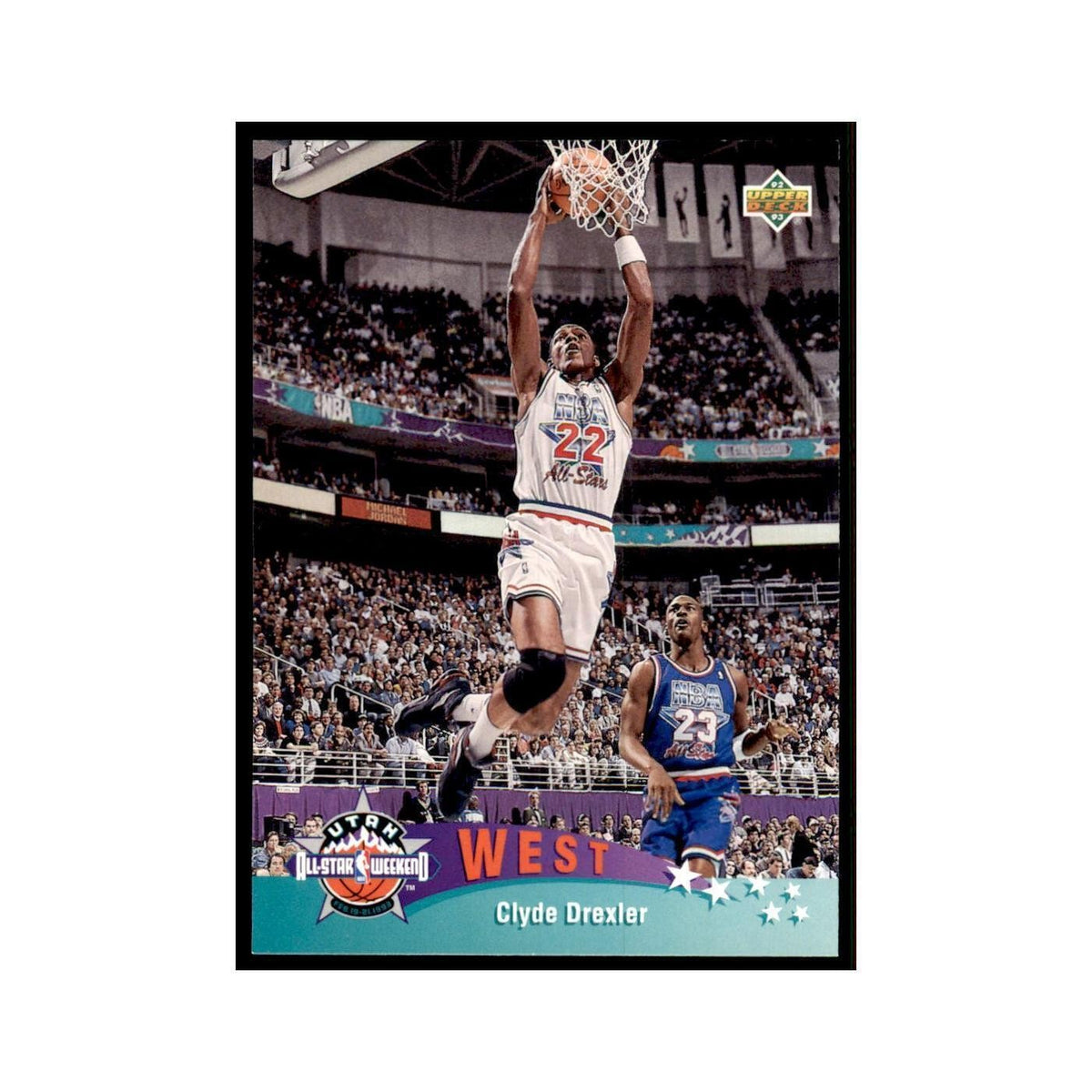 1992 Upper Deck Clyde Drexler Basketball Cards #438