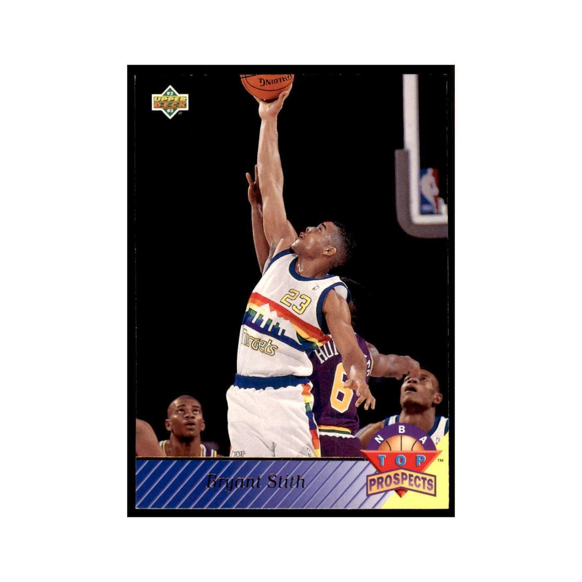 1992 Upper Deck Bryant Stith Basketball Cards #461