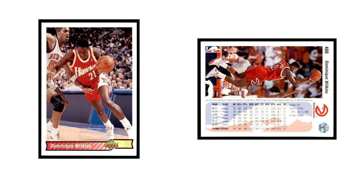 1992 Upper Deck Dominique Wilkins Basketball Cards #400
