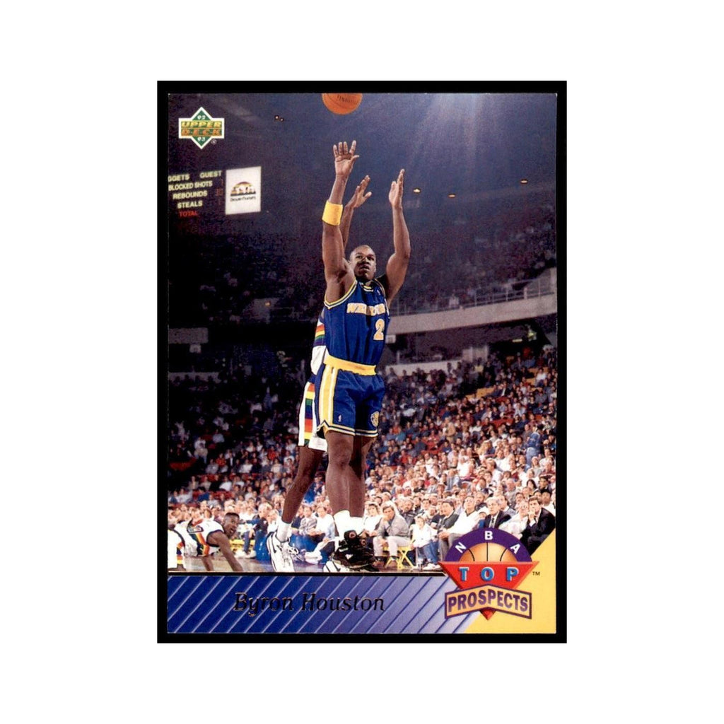 1992 Upper Deck Byron Houston Basketball Cards #462