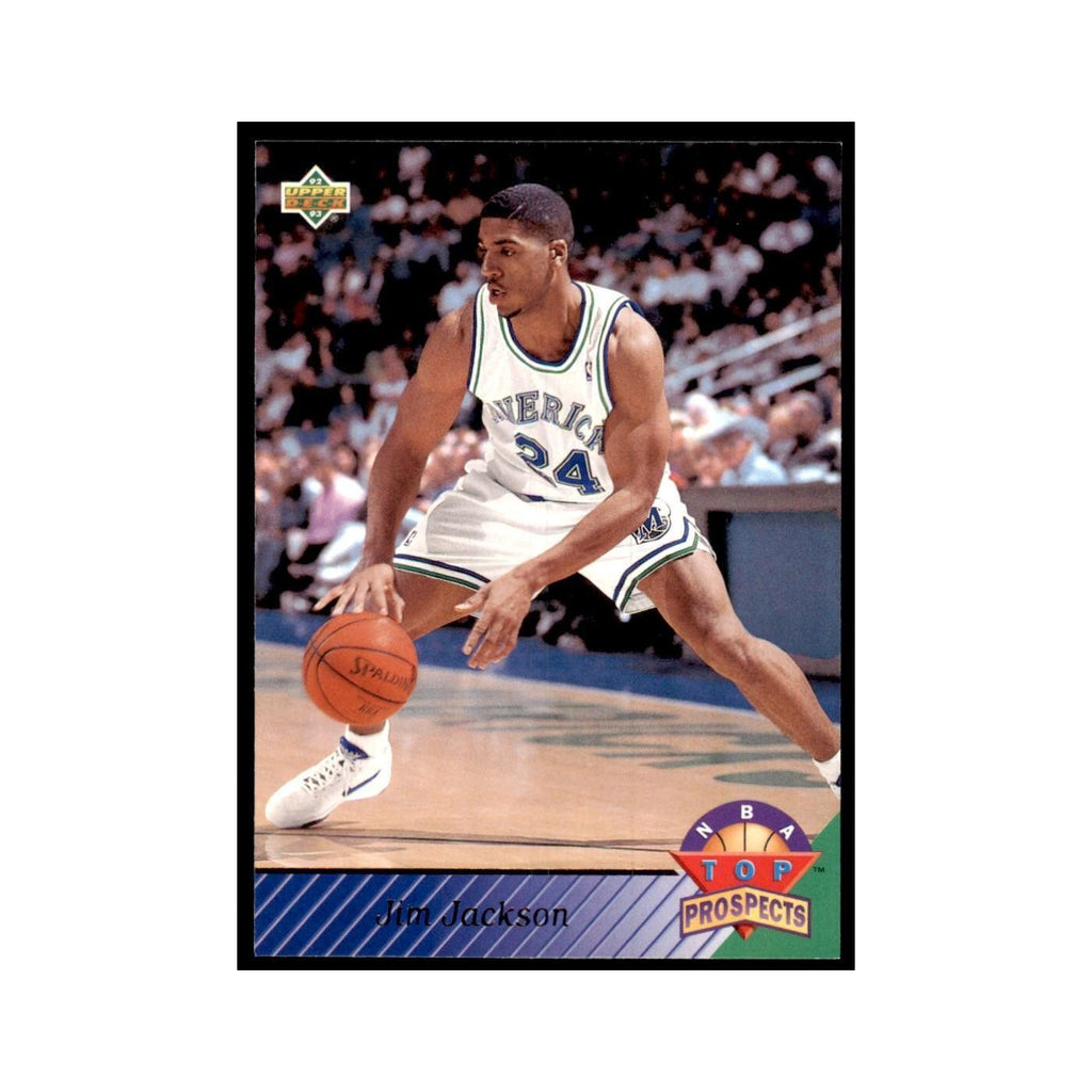 1992 Upper Deck Jim Jackson Basketball Cards #458