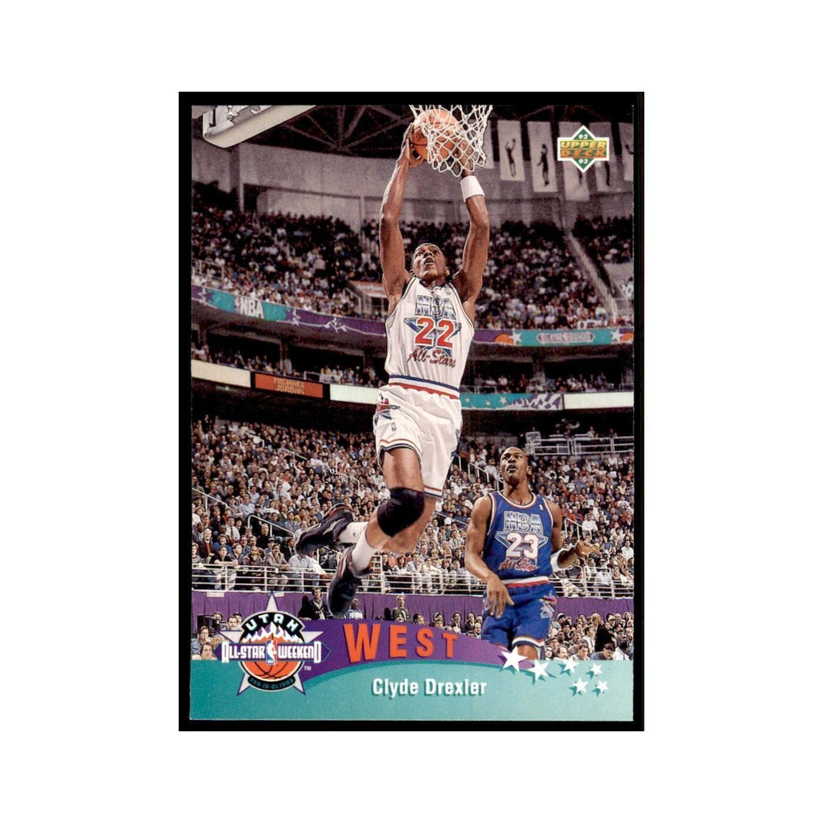 1992 Upper Deck Clyde Drexler Basketball Cards #438