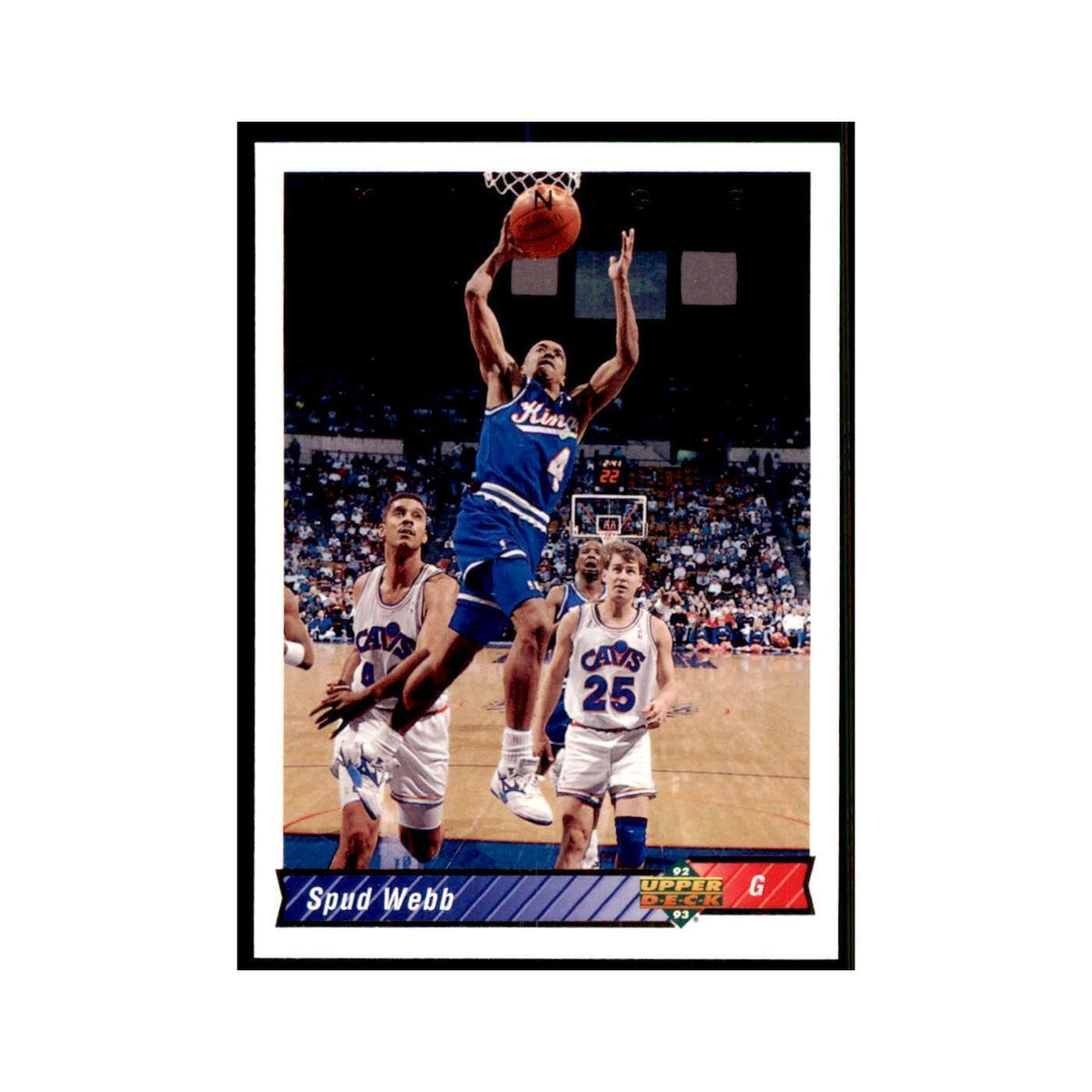 1992 Upper Deck Spud Webb Basketball Cards #96