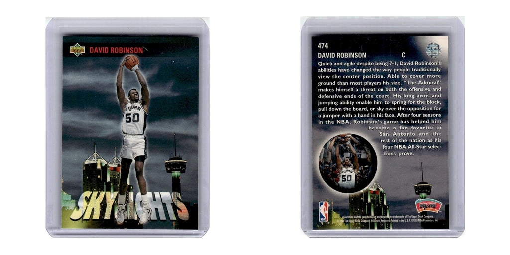 1993 Upper Deck David Robinson Spurs #474