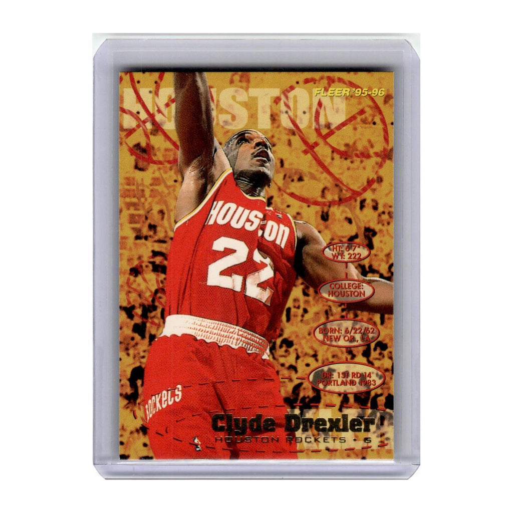 1995 Fleer Clyde Drexler Rockets #66