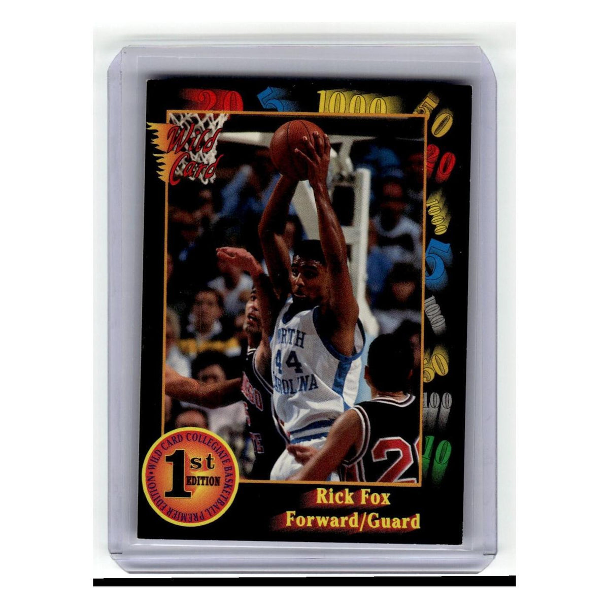 1991 Wild Card Rick Fox North Carolina Tar Heels #19