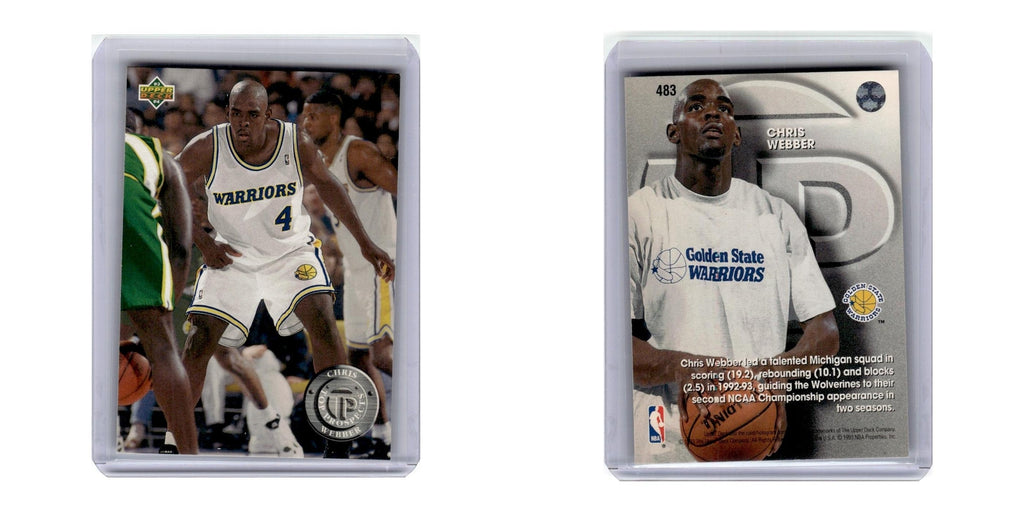 1993 Upper Deck Chris Webber Golden State Warriors #483