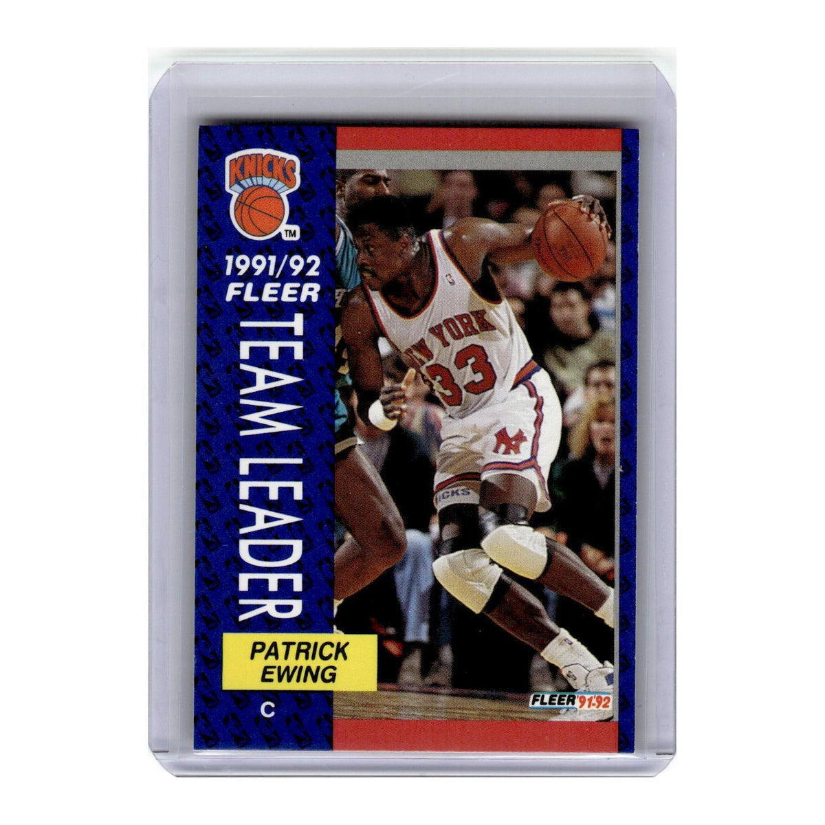 1991 Fleer Patrick Ewing Knicks #389