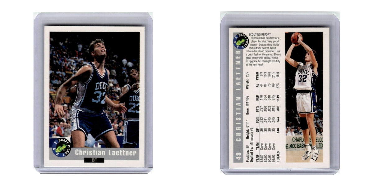1992 Classic Draft Christian Laettner #43
