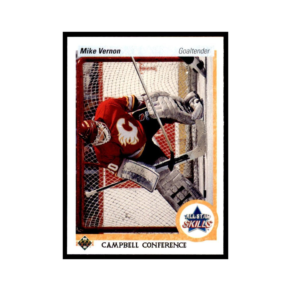 1990 Upper Deck Mike Vernon Hockey Cards #495