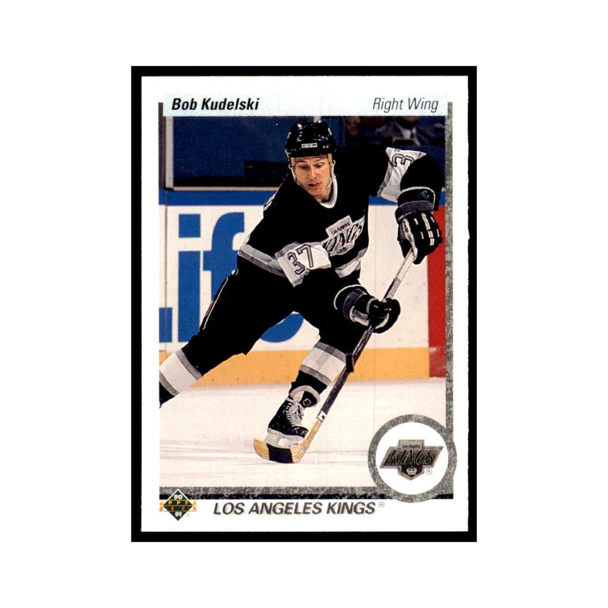 1990 Upper Deck Bob Kudelski Hockey Cards #433