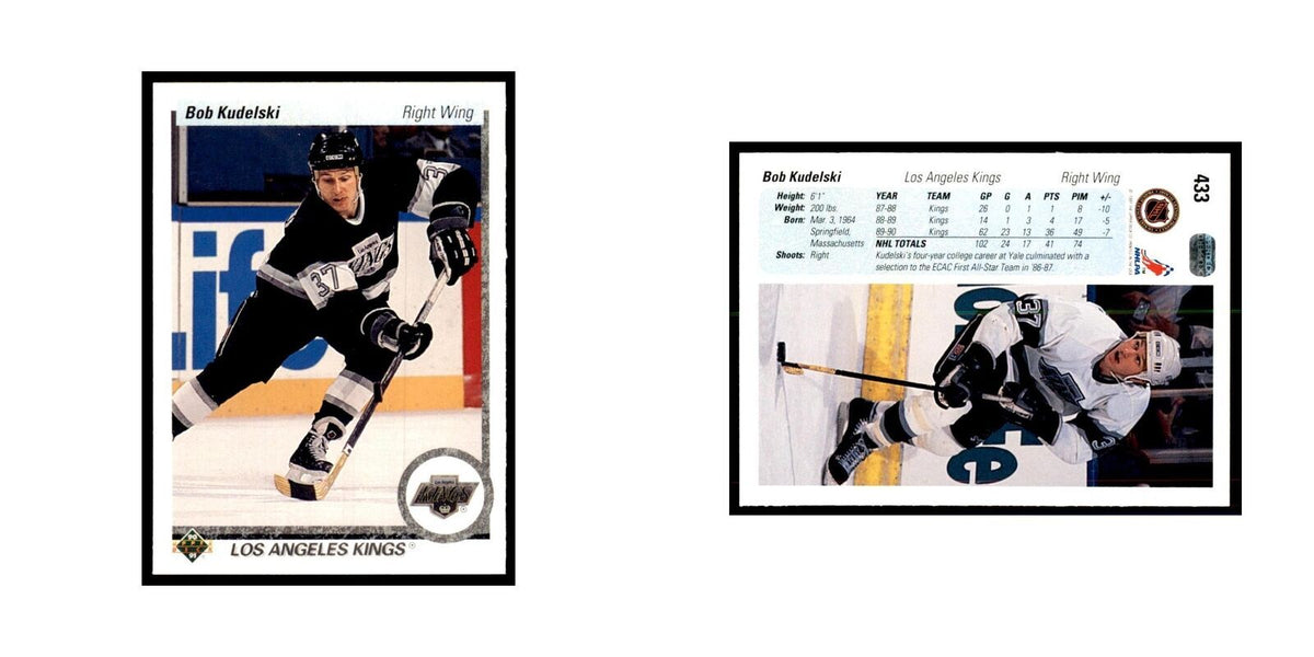 1990 Upper Deck Bob Kudelski Hockey Cards #433