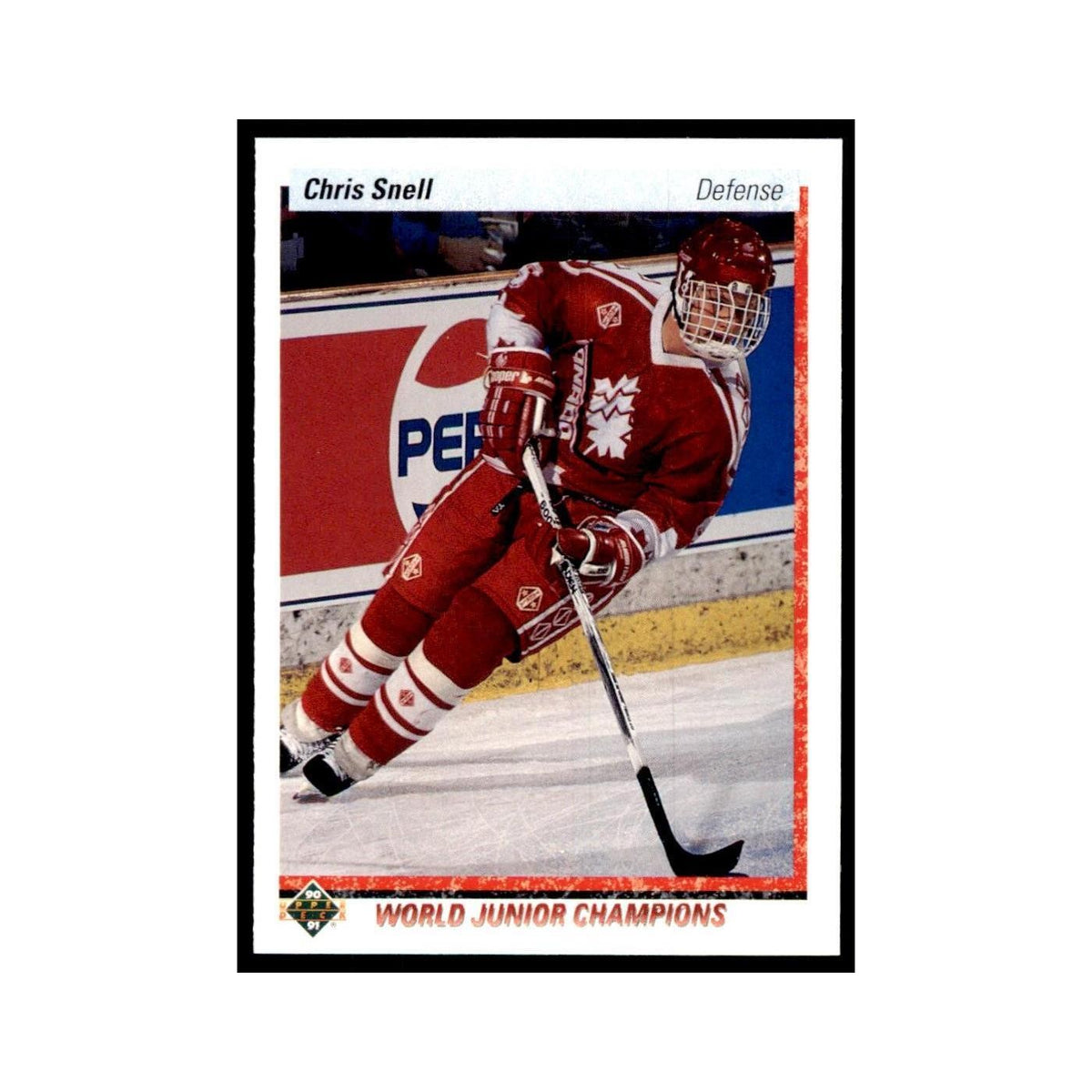 1990 Upper Deck Chris Snell Hockey Cards #468